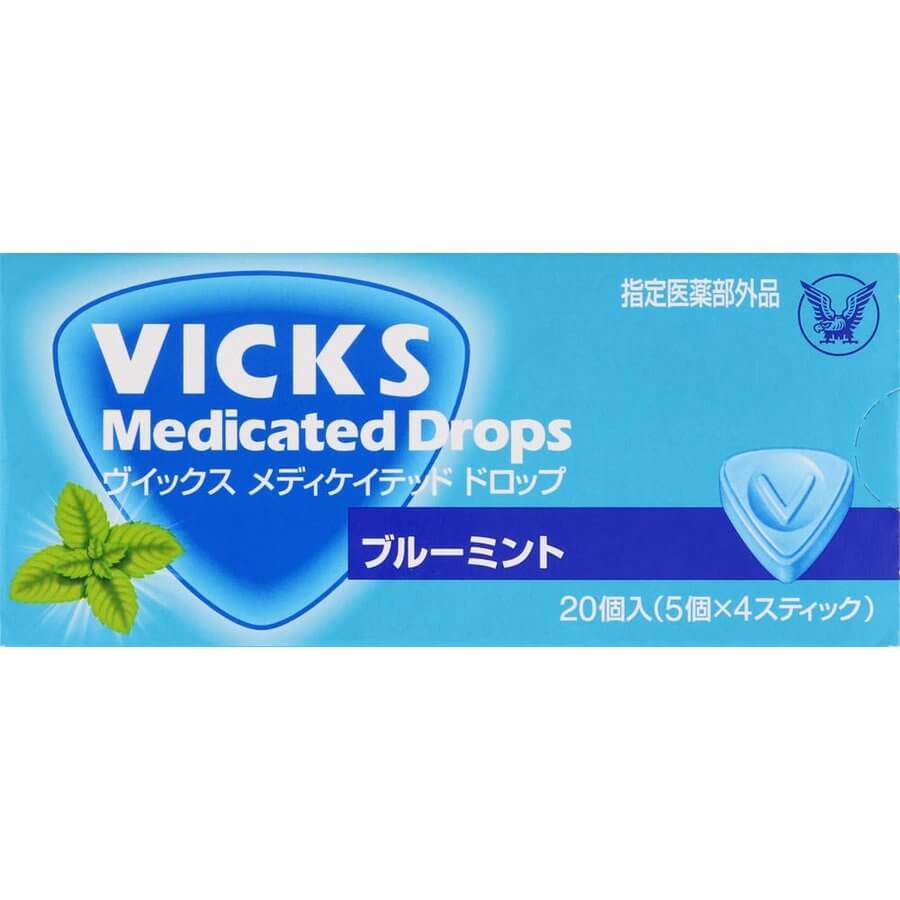 Vicks Medicated Drops Blue Mint 