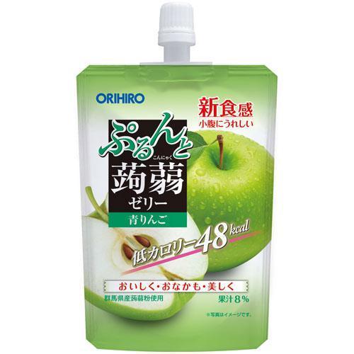 ぷるんと蒟蒻ゼリー青りんご