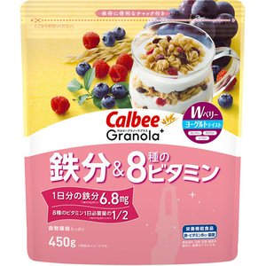 Calbee Granola Plus鉄分＆8種のビタミン