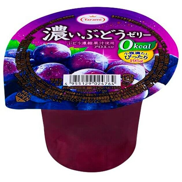 濃いぶどうゼリー