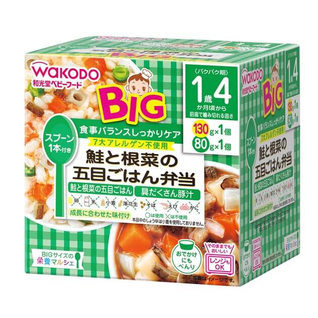 BIGサイズの栄養マルシェ 鮭と根菜の五目ごはん弁当