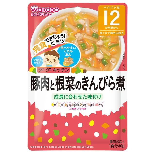 グーグーキッチン 豚肉と根菜のきんぴら煮