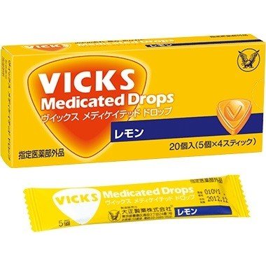 Vicks Medicated Drops Honey Lemon