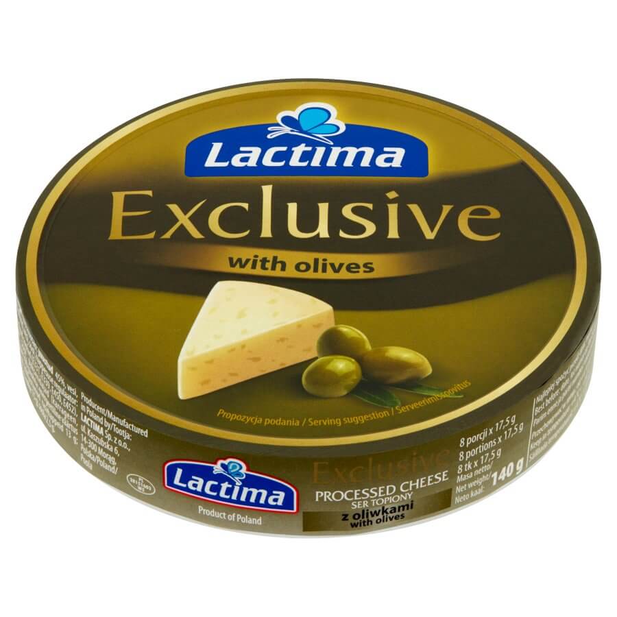 Lactima exclusive creamy cheese with olives 